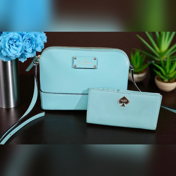 Kate Spade Aquamarine Crossbody Bag and Wallet - Picture 6 of 7